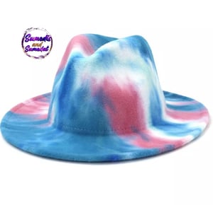 Image of S & S Tie-Dye Fedora Hat (56-58cm) 