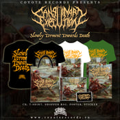 Image of SANGUINARY EXECUTION	Slowly Torment Towards Death CD/T-shirt/Chopper