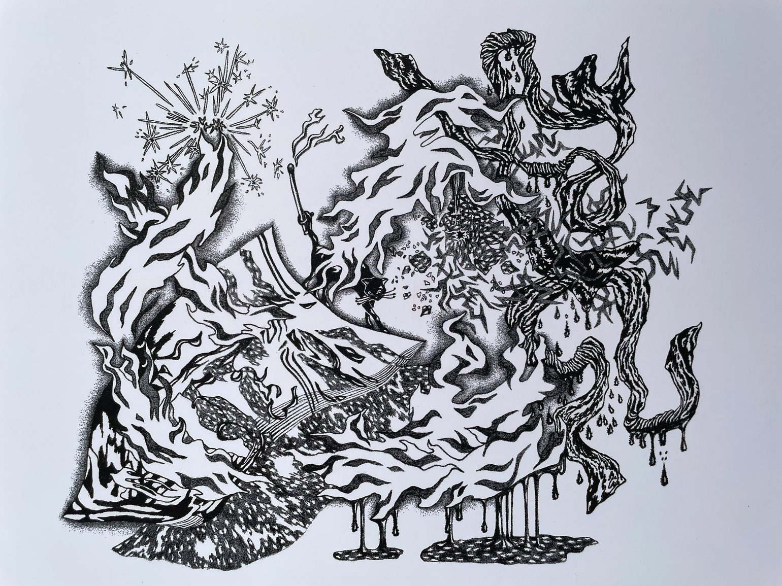 Image of Single color Riso Print