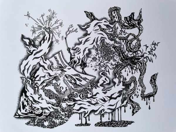 Image of Single color Riso Print