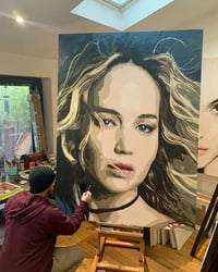 Image 2 of Jennifer Lawrence - Original Painting