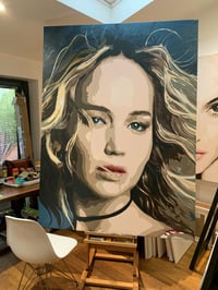 Image 3 of Jennifer Lawrence - Original Painting