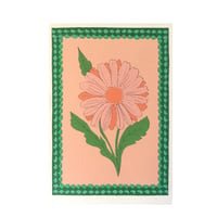 Image 1 of Orange Flower Card 