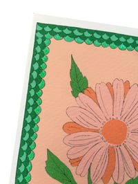 Image 2 of Orange Flower Card 