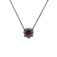 Image 5 of Fleur du Mal necklace in sterling silver or gold