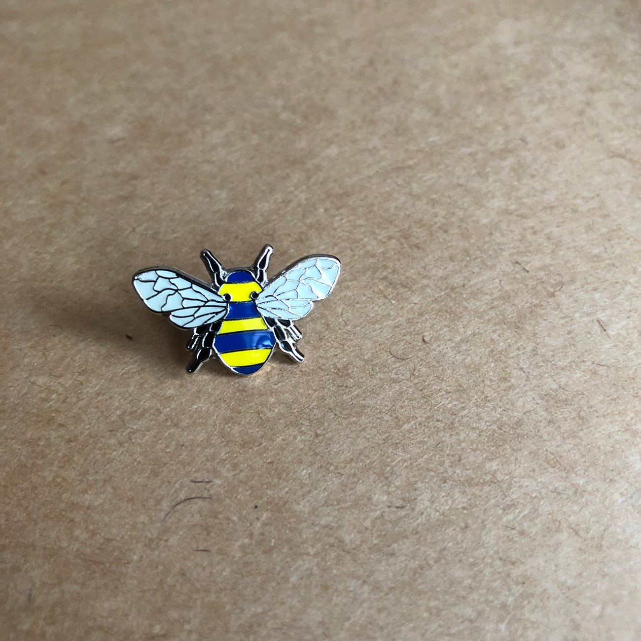 UKRAINE BEE PIN BADGE - CHARITY LIMITED EDITION | The Manchester Bee ...