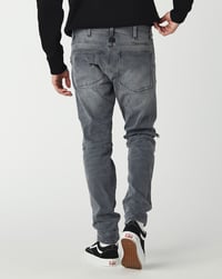Image 4 of G-STAR 5620 3D Zip Knee Skinny Jeans In Gray
