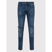 Image 1 of G-STAR 5620 3D ZIP KNEE SKINNY JEANS IN BLUE