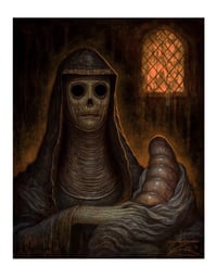 Image 2 of "The Green Nun" Limited Edition Canvas Giclee- 24x30"