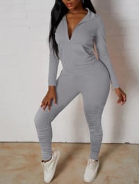 Image 5 of Two Piece Ruched Tracksuit
