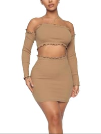 Image 1 of Off Shoulder Skirt Set