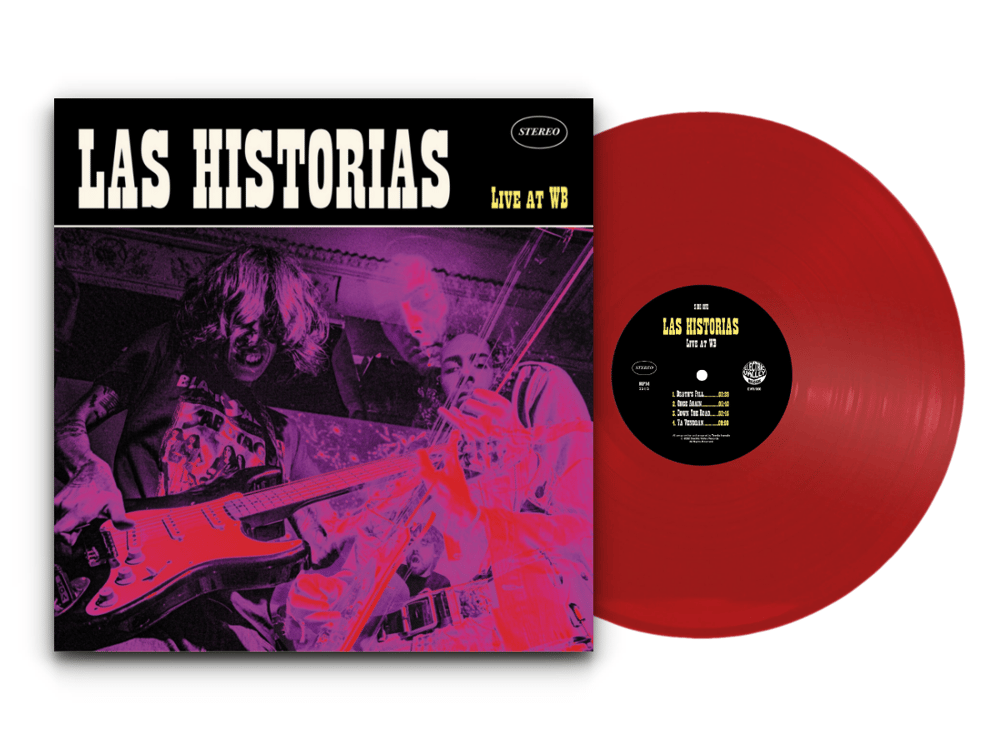 Image of Las Historias - Live at WB 250x LTD Transparent Red Vinyl 