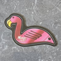 Flamingo Mingo Flocker Sticker