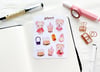 Pink BBT Bear Sticker Sheet