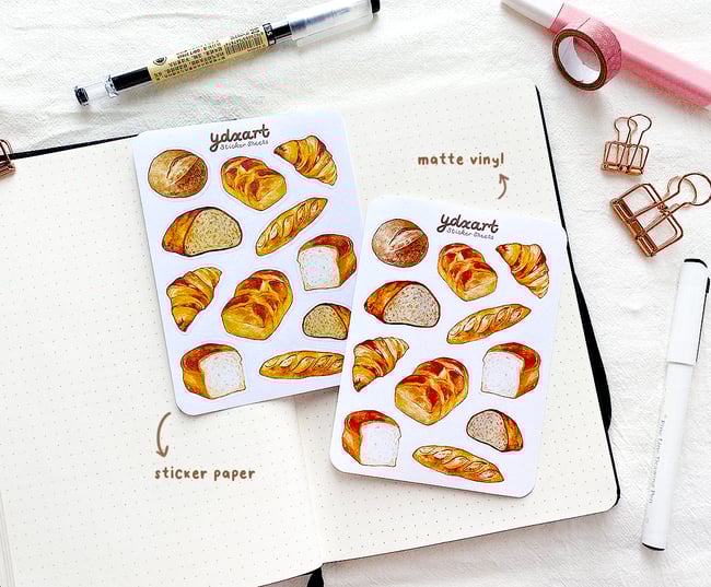 Bread (Ver. B) Sticker Sheet