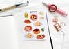 Italian Food Sticker Sheet