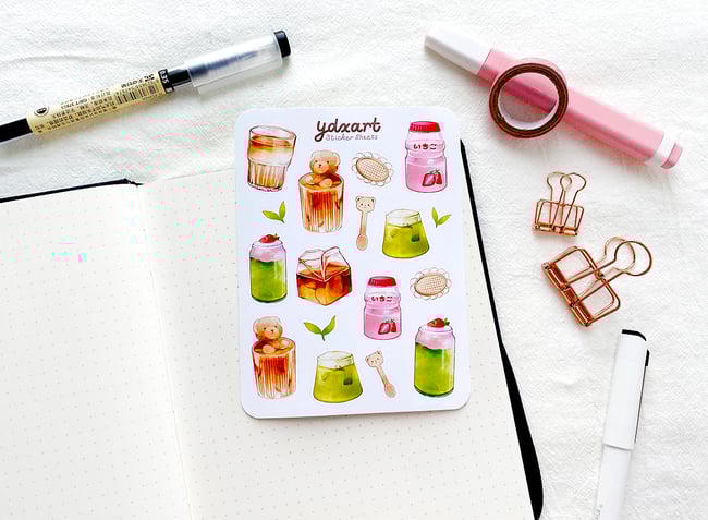 Homecafe Sticker Sheet