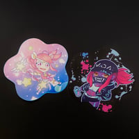 Image 1 of LoL Lux and Akali Star Stickers