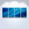 Ocean- Metal Wall Art Abstract Contemporary Modern Decor