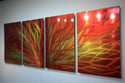 Radiant Sunset- Metal Wall Art Abstract Contemporary Modern Decor