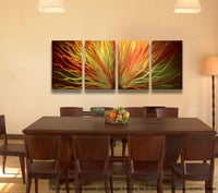 Image 4 of Radiant Sunrise- Metal Wall Art Abstract Contemporary Modern Decor