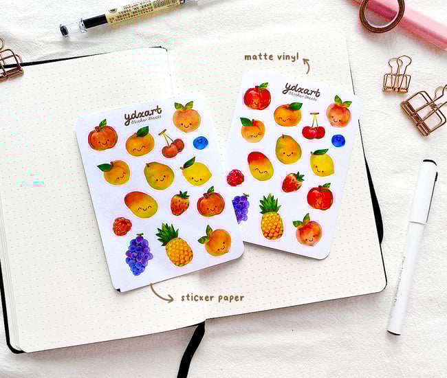 Fruits Sticker Sheet