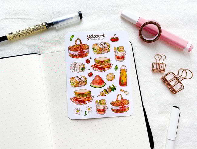 Picnic Sticker Sheet