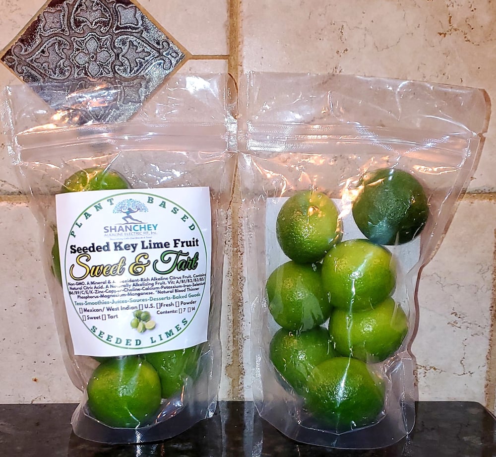 Sweet & Tart! Seeded Key Limes/Powder. Blood Sugar-Cells-Blood Thinner-pH Bal