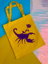 SCORPION ROSE TOTE BAG