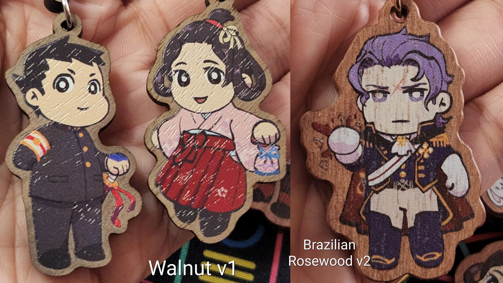 Great Ace Attorney Linking Charms | Squidyjen