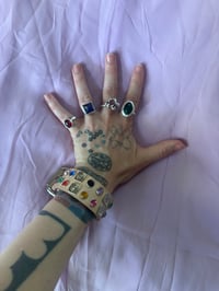 Image 1 of Peachy Leather Cuff