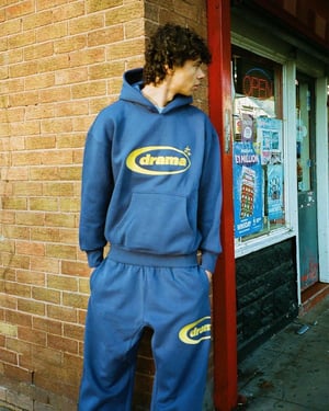 Drama Call Blue and Yella Hood + Bottoms (Full Tracksuit)