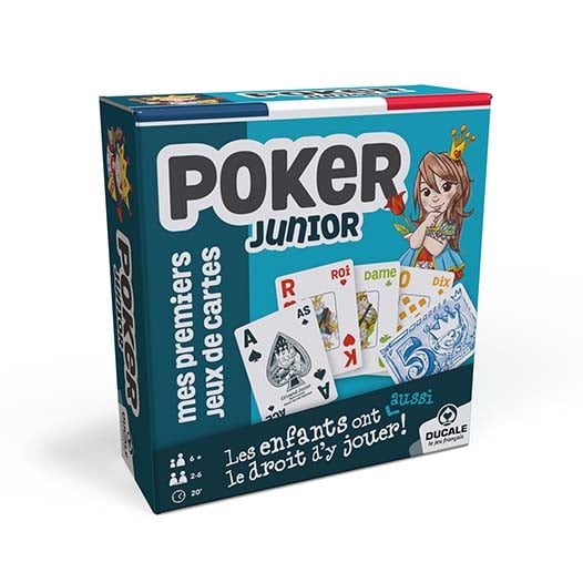 La Ducale - Belote Junior - Apprendre à jouer à la belote - Jeu de cartes  enfant et famille - 2 à 5 joueurs - Dès 6 ans - Fabriqué en France :  : Jeux et Jouets