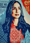 SHEPARD FAIREY (OBEY) "REBIRTH" XL - 105CM X 77CM - LTD ED 70