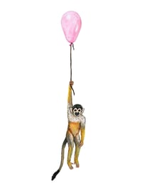 Image 1 of Fine art print | Birthday monkey