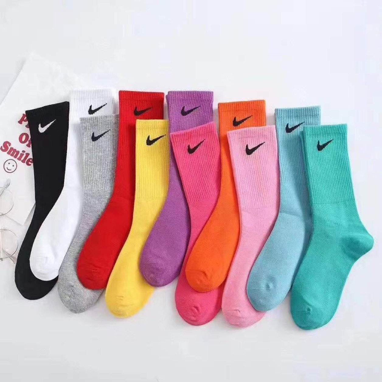 colorful nike socks pack