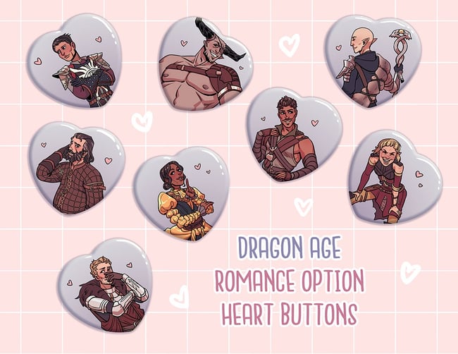 Dragon Age Inq Heart Buttons