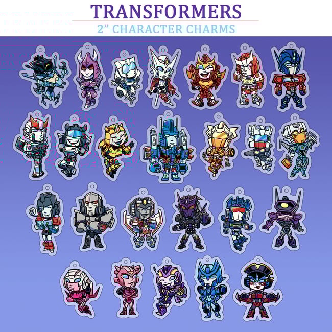 Transformers Character Charms