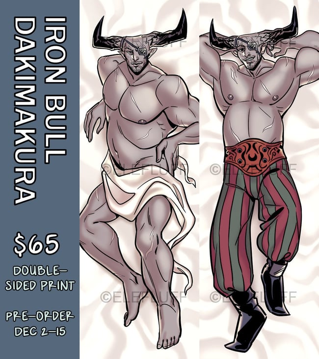 Dragon Age Body Pillowcases