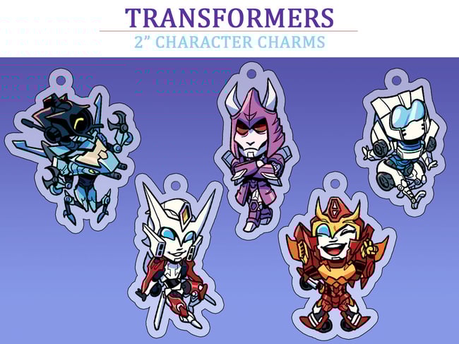 Transformers Character Charms