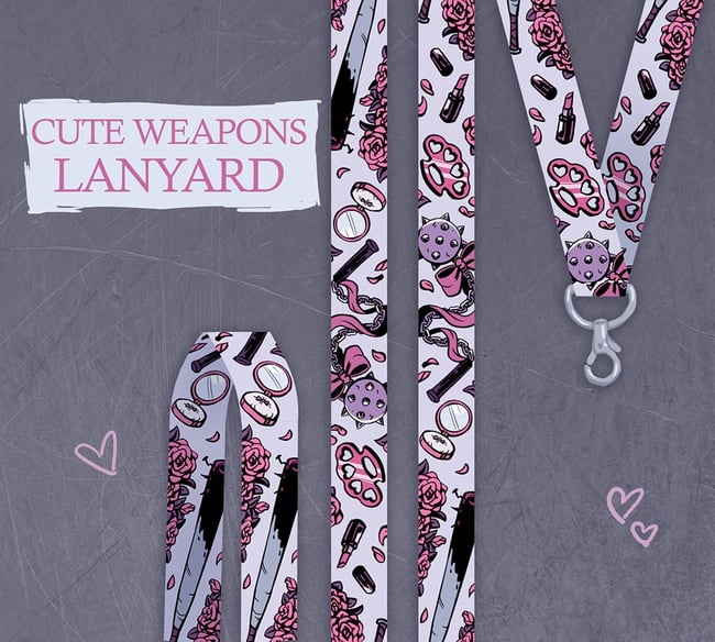 Cute Weapons Lanyard