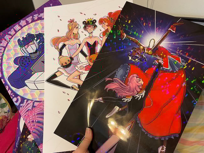 11x17 Rainbow Holographic Poster Prints
