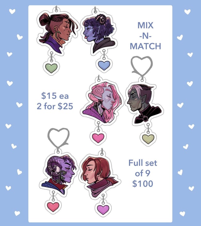 Critrole C2 Shipping Charms