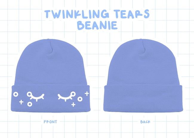 Twinkling Tears Beanies Knit Caps