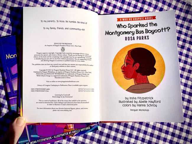 Who HQ Rosa Parks Graphic Novel