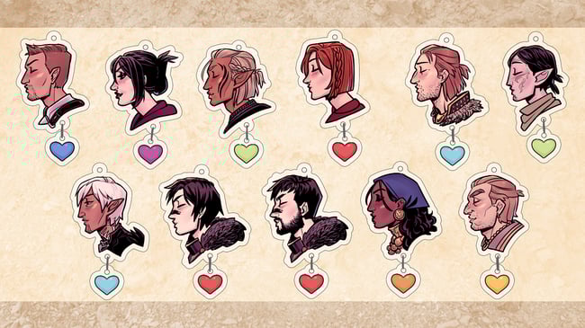 Dragon Age Shipping Charms