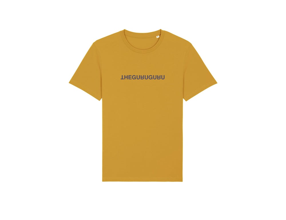 Image of OCHRE T-SHIRT EMBROIDERED SMALL LOGO