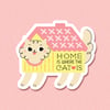 Home Is Where The Cat Is Sticker