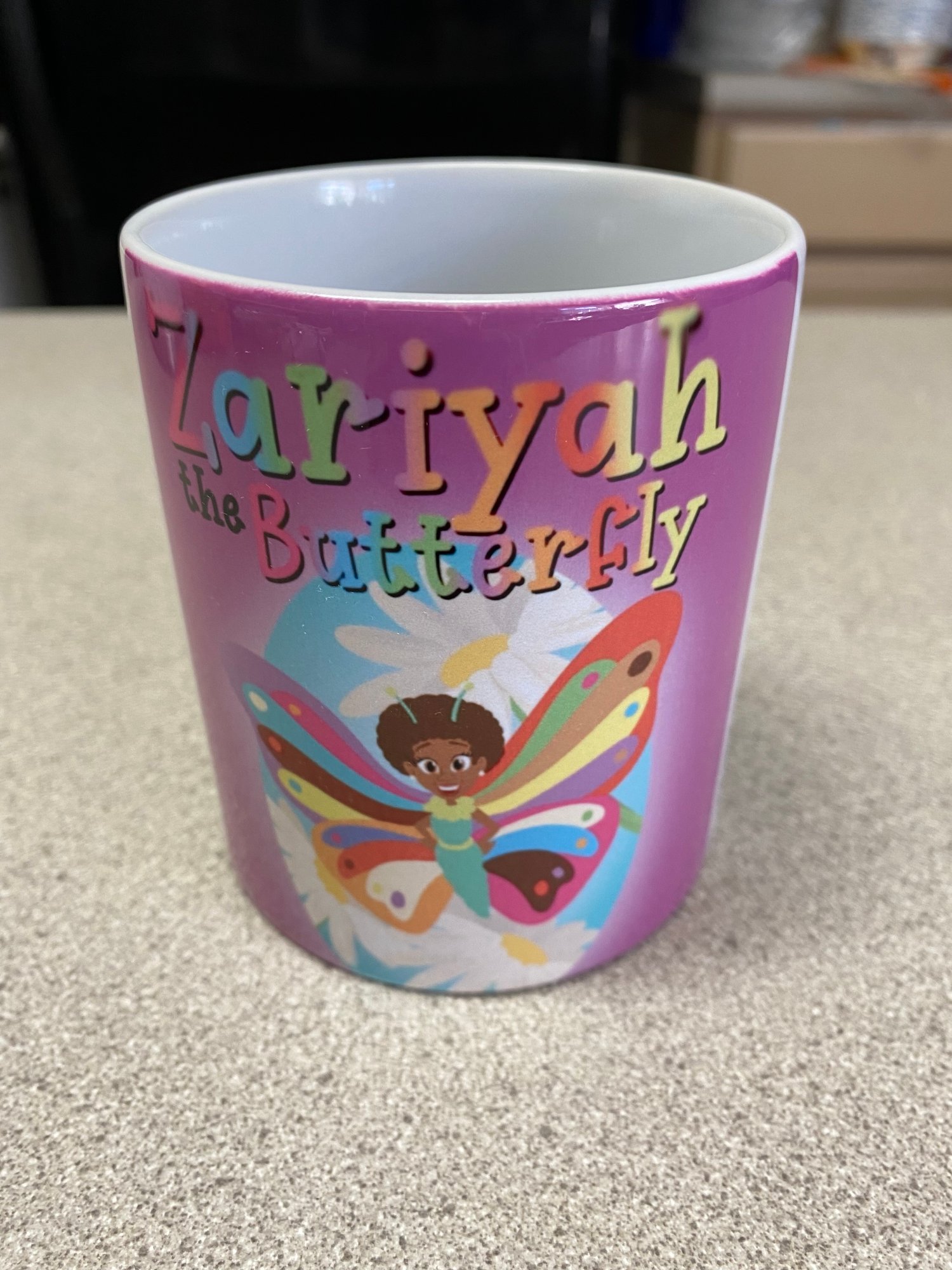 Image of Custom Zariyah the Butterfly Teacup 11oz 