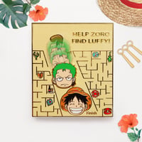 Zoro Maze Sliding Enamel Pin